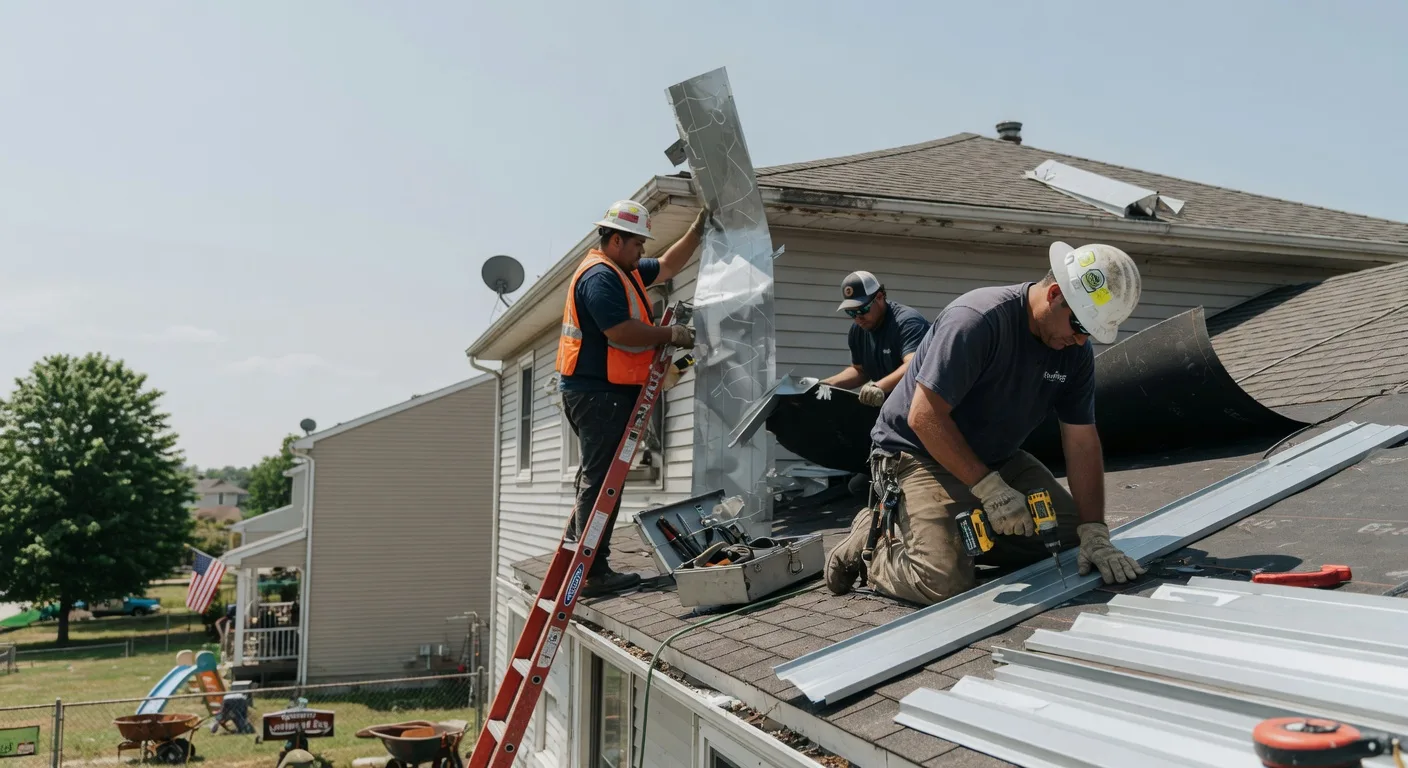 Storm Damage Metal Roof Repair in Leonville, LA